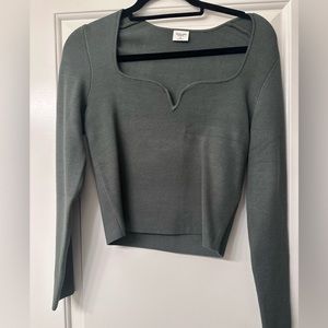 Abercrombie + Fitch Slim Sweetheart Top